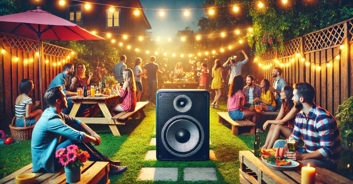 Soundboks til havefest